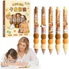 WEZCHUGHAOL Capybara Ballpoint Pens, Cute Erasable Ink Pens, 0.5mm Fine