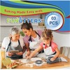 Cookie Cutter Set, 3 Pc Kit, Measuring 2'', 3'', and