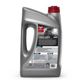 Triax Synergy Gear SF 75W-80 GL-4 Synthetic Transmission Fluid Compatible with Volvo iShift and Mack mDrive (4 Gallon Pack)