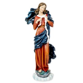 Joseph's Studio de Roman Inc., Colección Renaissance, Figura de Estatua Sagrada, Virgen Desatanudos 25cm, Decoración Religiosa, Sacramentos católicos, (3 x 4 x 10 Pulgadas)