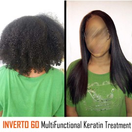 INVERTO 60 Multi-Functional Keratin Hair Treatment Formaldehyde Free Super Fast Application Process includes Starter Keratin Treatment kit Results are Instant delivering healthy Shiny Beautiful hair