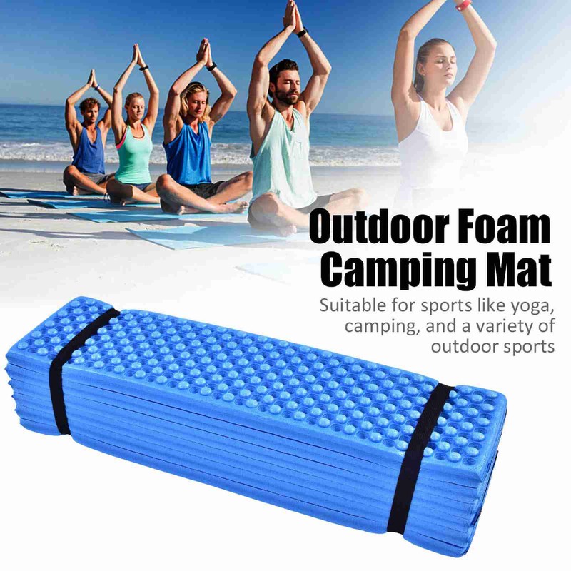 Outdoor Foam Camping Mat Folding Beach Tent Sleeping Pad Waterproof