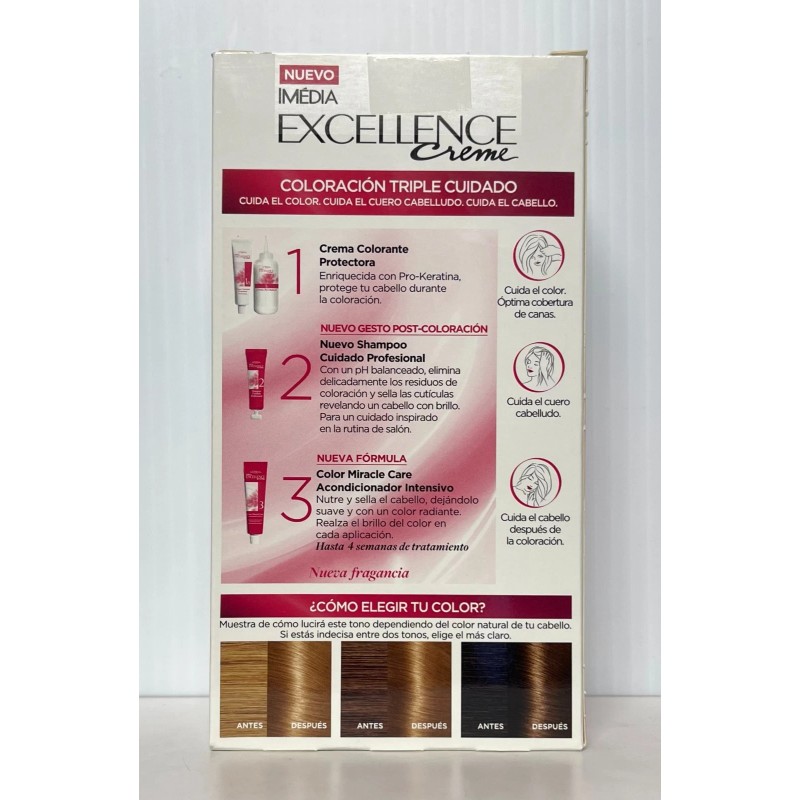 L'Oréal L'Oreal Excellence Crème #7.3 Golden Blonde (RUBIO DORADO) Made