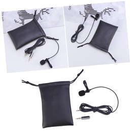 KONTONTY Lavalier Clip Microphone for Interviews Podcasts and Video Conferencing Grade with Plated Plug for Enhanced Sound and Easy Attachment