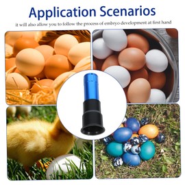 Abaodam Professional Egg Candler for Incubation Led Egg Candling Torch Cold Light Handheld
