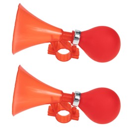Bike Horn Bell Squeeze Bugle 2Pcs, Air Horn Clown Bugles for Kid's Scooter Bike Bell Bicycle