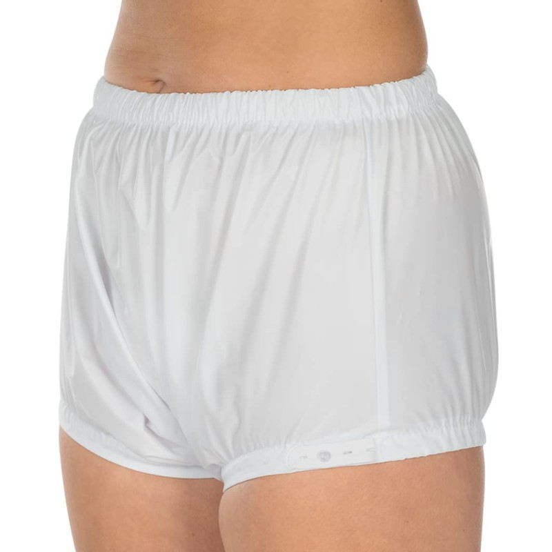 Suprima 1-311-040 Unisex Incontinence PVC Briefs Size 44 Milk