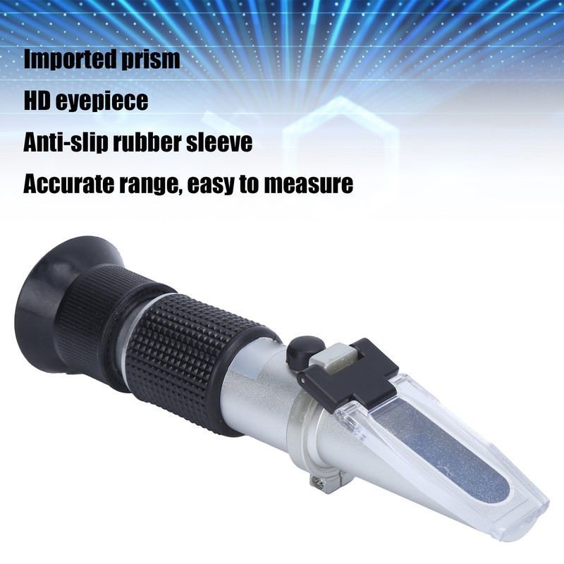Handheld Refractometer Ethylene Glycol Concentration Meter Water Battery Fluid Content