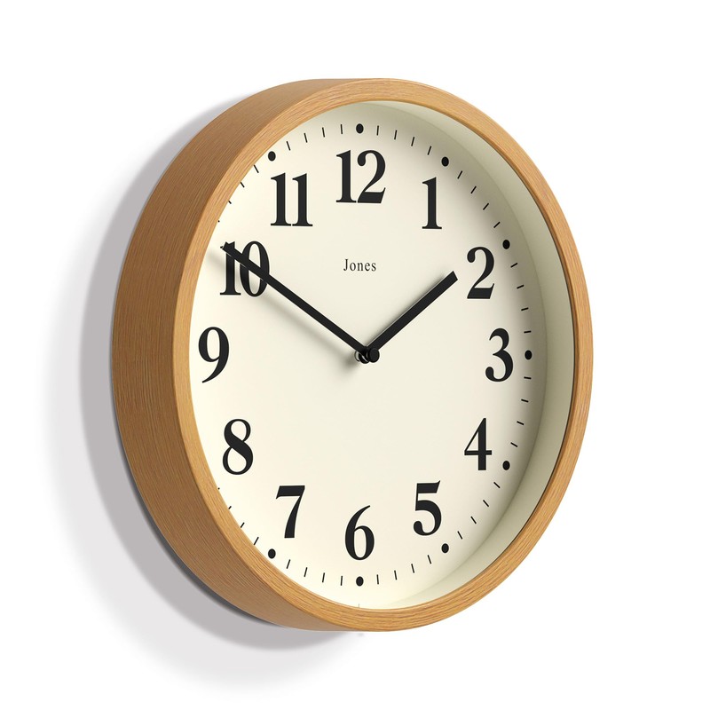 Jones Clocks® Lodge Wall Clock - Modern Wall Clock -