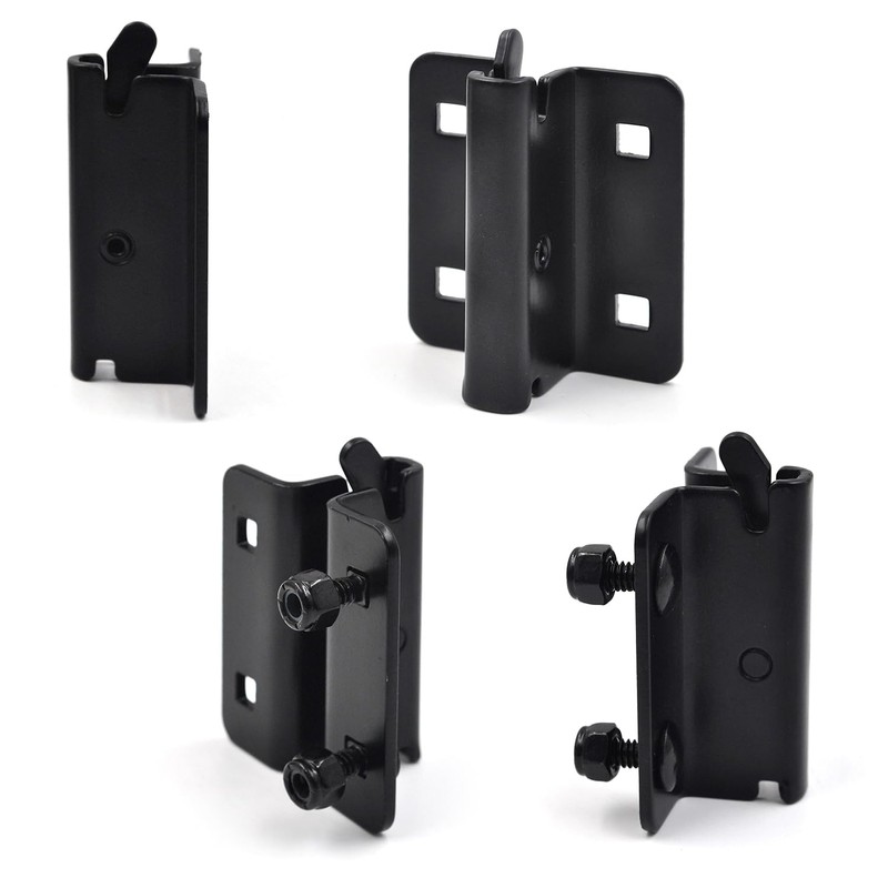 (10 Pack) E-Track Connector, Bolt-on Steel Trailer E Track Accessory