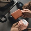 VULKIT Slim Minimalista Tarjetero RFID Bloqueo Tarjetero de Piel Cartera