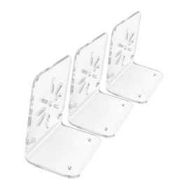 COHEALI 3 Pack Acrylic Wall Mount Shelf for Security Cameras Speakers Versatile Storage Bracket