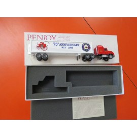 Penjoy die case Mack Ch600 w/ Van Trailer Union Fire Company Bethel PA 75th ann.