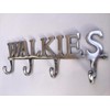 Walkies Dog Pet Lead Leash Holder Rack 4 Hooks Walkies
