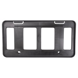 TRQ Front License Plate Bracket Black Compatible with 2014-2018 Toyota Tundra TO1068124