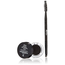 Ardell Brow Pomade - Soft Black, Smudge-Proof Long-Lasting Eyebrow Makeup, with Dual-Ended Precision Brush and Spoolie for Defined and Natural Brows, 1 Pack