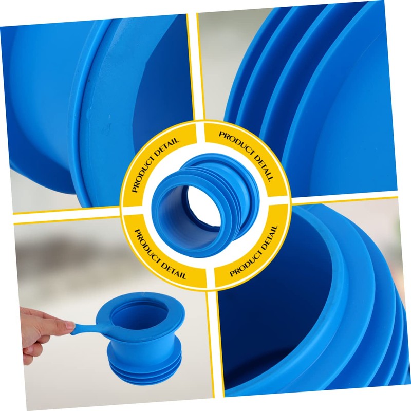 TEHAUX Thickening Toilet Sealing Ring Odor Resistant Flange Ring for