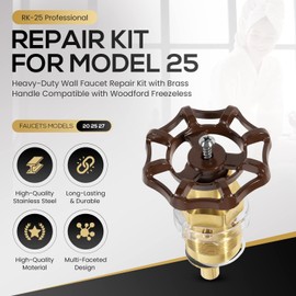 RK-25 Repair Kit For Woodford Model 20 25 27 Repair Kit Outdoor Wall Faucet Repair Kit with Handle