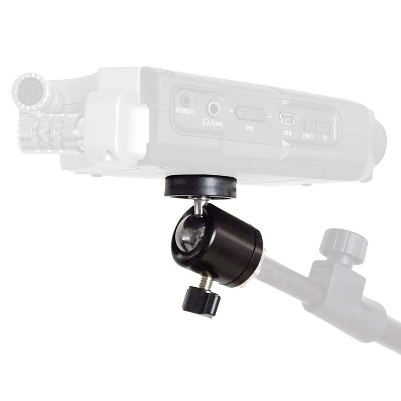 keepdrum Boom Microphone Stand + Ball Joint Tripod Adapter Thread