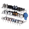 Jchccu Wall Mounted Shoe Rack, 3 Tier Hanging Shoe Rack