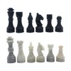 Handcrafted Premium Marble Chess Pieces Set – Elegant 32-Piece Replacement