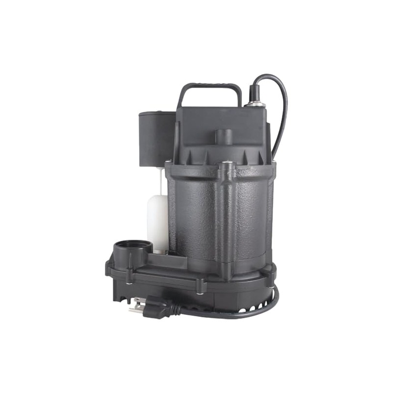 Flint Walling/Star 3SVS Cast-Iron Submersible Sump Pump, 1/3hp