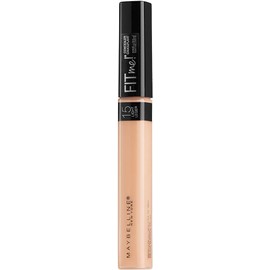Maybelline Corrector Facial Fit Me Concealer Light, 6.8 g, iguala el tono y textura de tu piel, acabado natural, cubre imperfecciones y ojeras todo el día