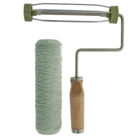 Coral 42812 Earthwise 9 inch 1.75" dia Paint Roller Frame and Cover set Eco-Friendly 12MM Recycled Microfibre