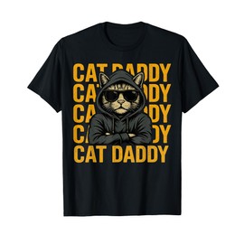 Retro Cat Daddy Style Animal Gift for Men Women Kid Boy Girl T-Shirt