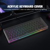 SELORSS Gaming Keyboard Dust Cover Mechanical Keyboard Cover Premium Clear