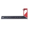 Woodworking Straight Angle Ruler 30° 45° 90° 3mm Thickness Adjustable