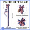 6 Pcs Patriotic 4th of July Cabinet Bows, Flags Pattern