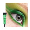Green Eyeshadow Primer, Violet Color Cut-Crease Eye Based Makeup, Matte