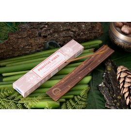 Original Satya Positive Vibes Incense Sticks Pack of 3X 15G with Greensense Holder for Aromatherapy, Spa, Yoga, Weddings, Meditation, Healing, Positivity and Relaxation