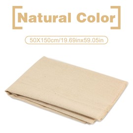 Needlework Fabric, Natural Linen Fabric, (59In x 19In) Large Size Linen Fabric Cloth Embroidery Linen Fabric Cross Stitch Aida Cloth for Making Garment Craft Upholstery Flower Pot Decoration