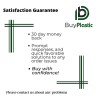 BuyPlastic 7130 Gray Polycarbonate Plastic Sheet 3/16" x 12" x