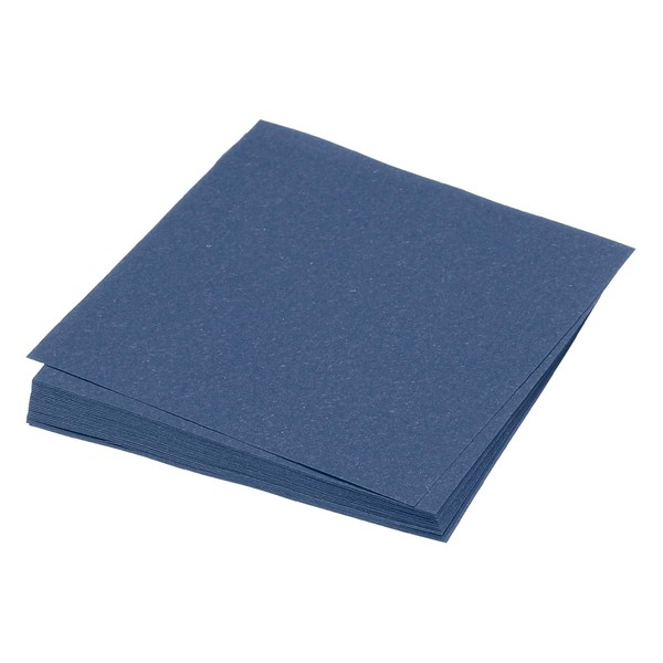 QUARKZMAN 50 Sheets Origami Paper Both Sides Navy Blue 7.5x7.5cm