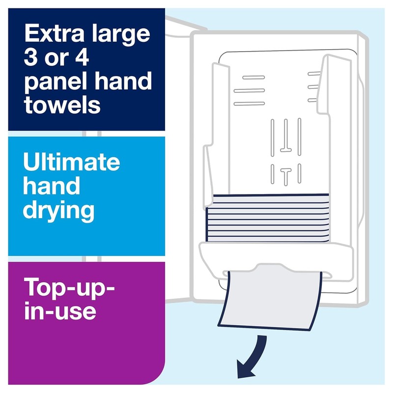Tork Xpress Multifold Hand Towel Dispenser White H2, Slim, One-at-a-Time