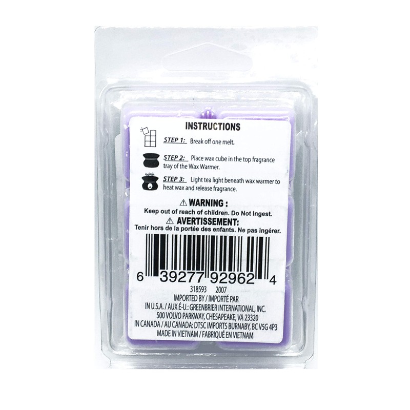 Luminessence Scented Wax Melts Lavender Fields 2PK; 12 Melts Total