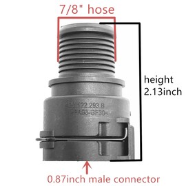 4G0122293B, NW16 Coolant Hose Connector Adapter,Radiator Pipe Line Fitting