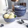 Selamica Porcelain 11oz Ice Cream Bowls Set of 6, Small