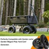 13" Flat Free Wheels Replacement for GOR Garden Cart Tires,