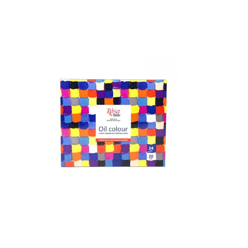 Rosa Studio Kit (Set) Oil Paints with 24 Tubes 20ml