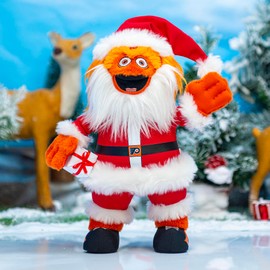 Bleacher Creatures Philadelphia Flyers Santa Gritty 10" Mascot Plush Figure- A Mascot for Play or Display