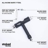 Stoked Skate Tool All in One Multi-Function T Tool for