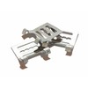 plastik2 10 x Silver Iron Roller Shutter Hooks Hanging Rail