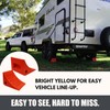 SECURITYMAN Heavy Duty Wheel Chocks (2 Pack) - Durable, Non-Slip,