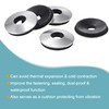 sourcing map Bonded Sealing Washers 16x5.5x2.8mm Stainless Steel EPDM Rubber