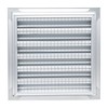 Fits 12x12 Wall Opening Anodized Aluminum Exterior Wall Vent by