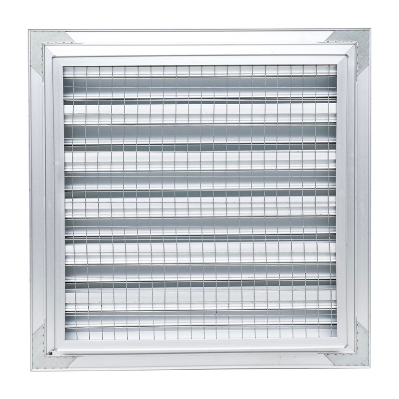 Fits 12x12 Wall Opening Anodized Aluminum Exterior Wall Vent by
